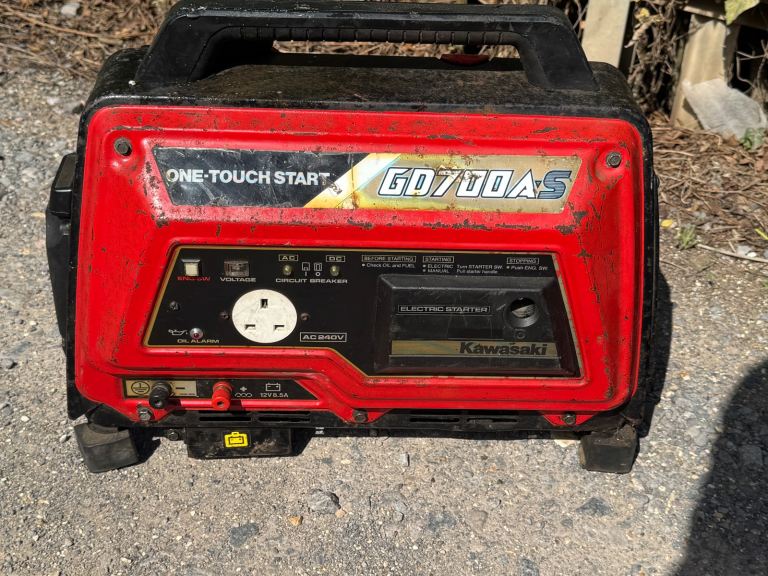 Kawasaki GD700AS petrol generator 