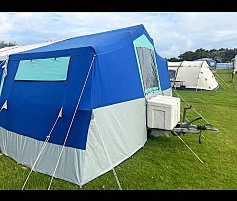 Conway Trailer Tent with Giant Awning