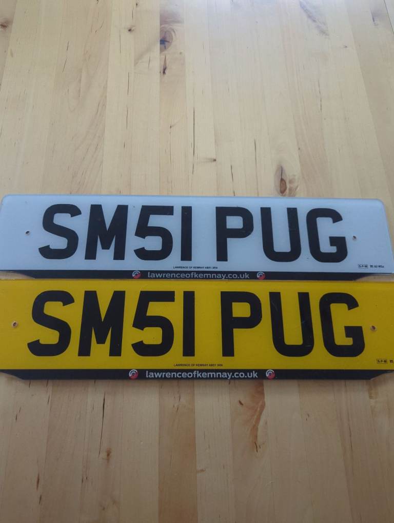 Private number plate 