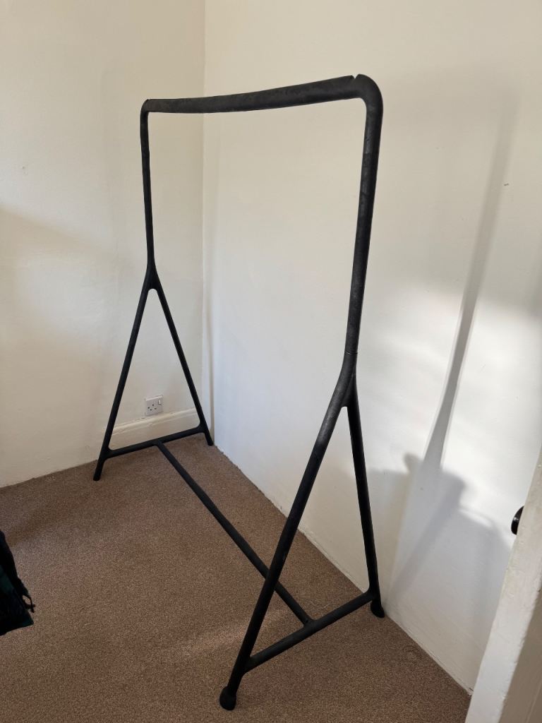 IKEA Black Nylon Clothes Rail – Good Condition