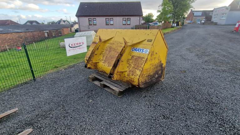 Tractor telehandler grays 6ft grain bucket 
