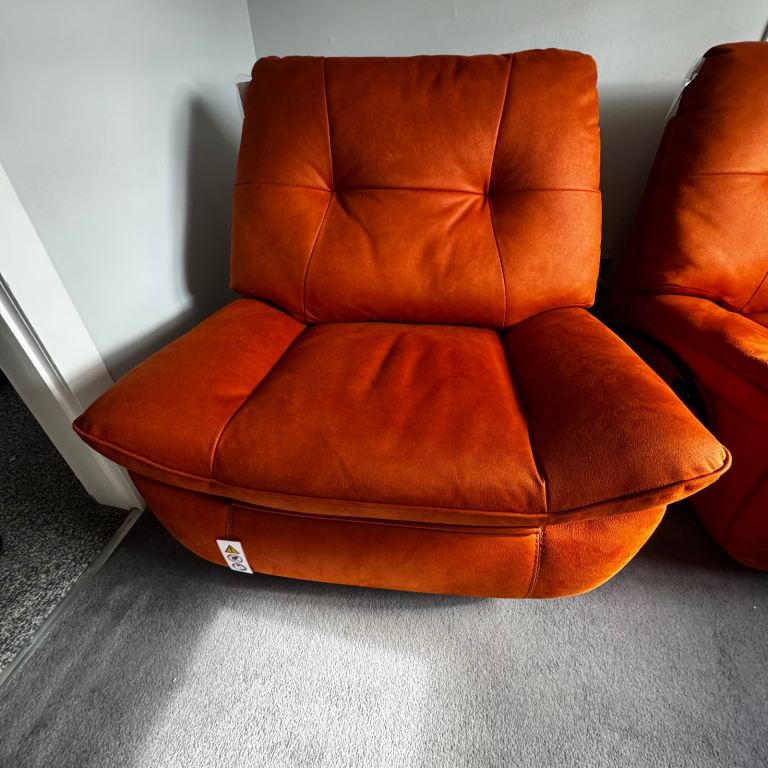 DFS Electric Swivel Recliner Chair – Terracotta – BRAND NEW