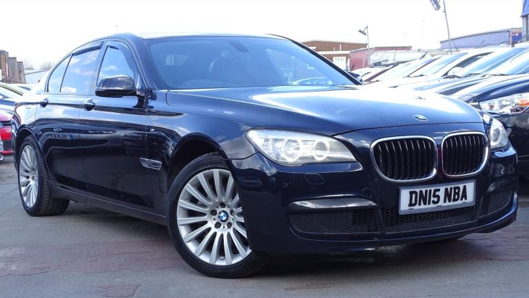 BMW 7 SERIES 3.0 730d M Sport Exclusive Saloon Black Auto Diesel 2015