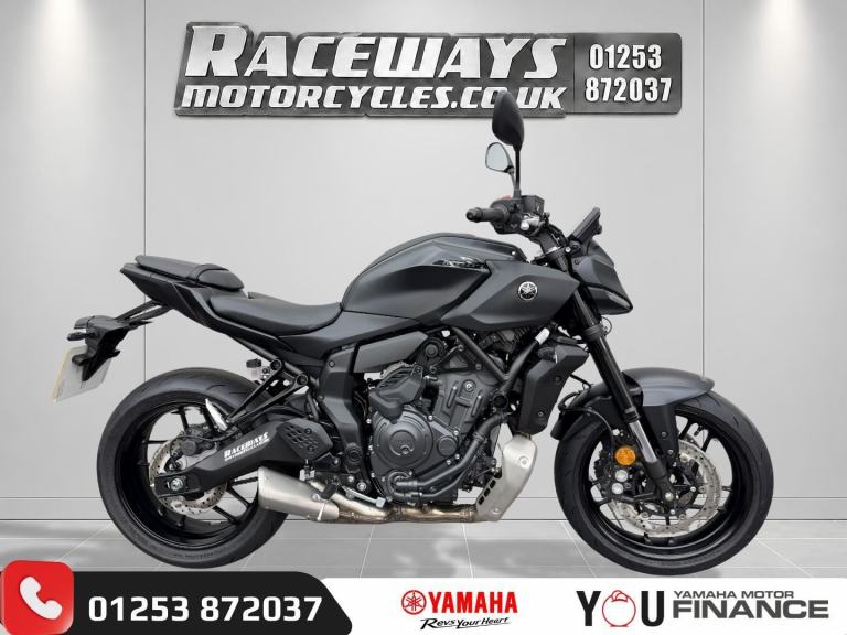 2026 YAMAHA MT-07 Y-AMT 26 reg, Just 131 Miles, finished in Tech Black Ex Demo