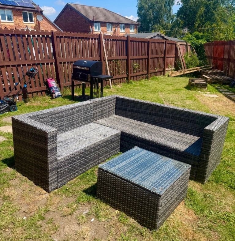 Garden rattan set 