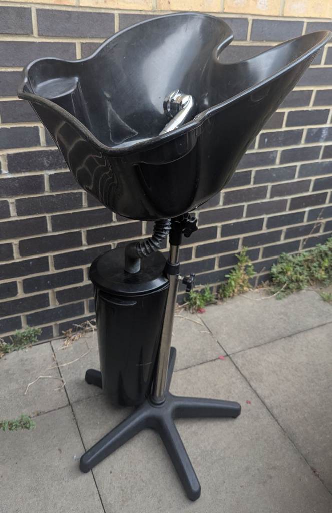 Portable Salon Hair Wash Waste Pail With Lid