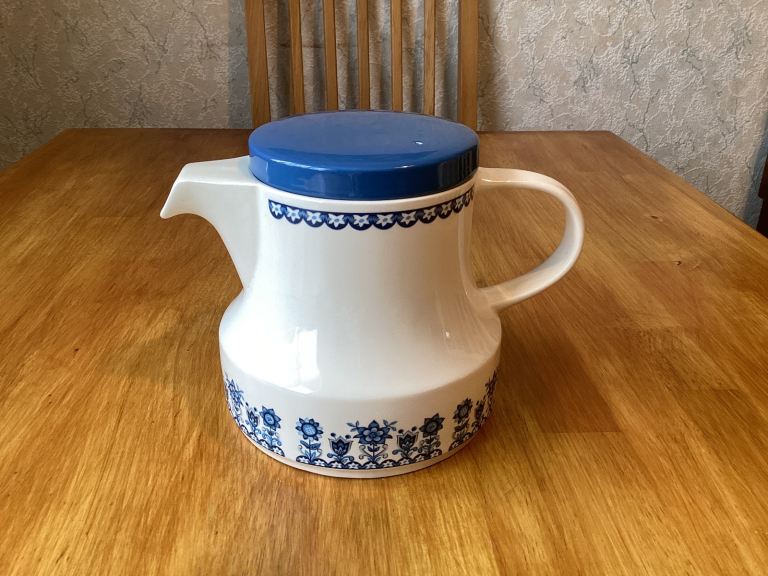 Johnstone Brothers Teapot Vintage 1970s Retro Ceramic Made in England