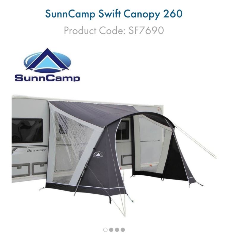 Swift Canopy 260 Suncamp VGC