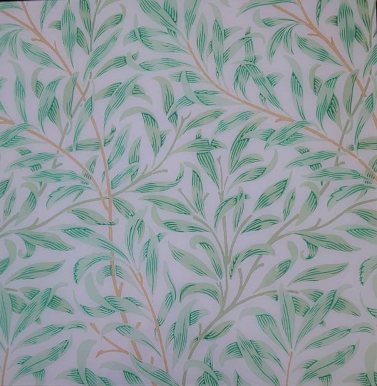 Decorative leafy artwork toughened glass, heat-resistant, easy to clean  feature piece