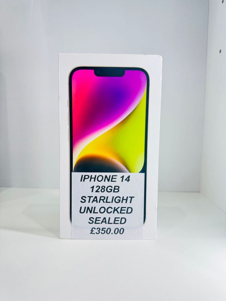 image for ✅ APPLE IPHONE 14 ✅ STORAGE - 128GB ✅ COLOUR - STARLIGHT UNLOCKED 