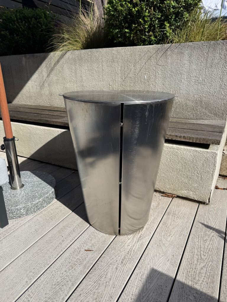 Stainless Steel BBQ / Outdoor Fire Pit – Used Condition