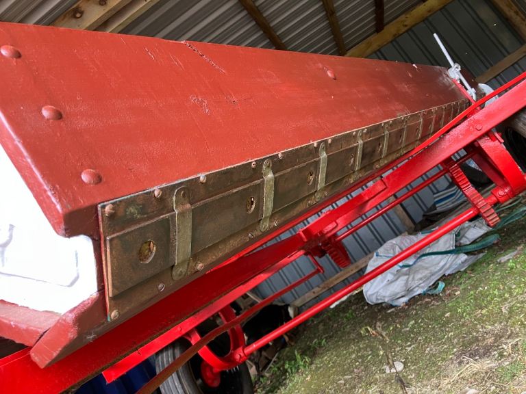 Agricultural grass seed barrow 