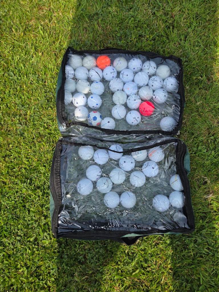 Used and brand new golf balls