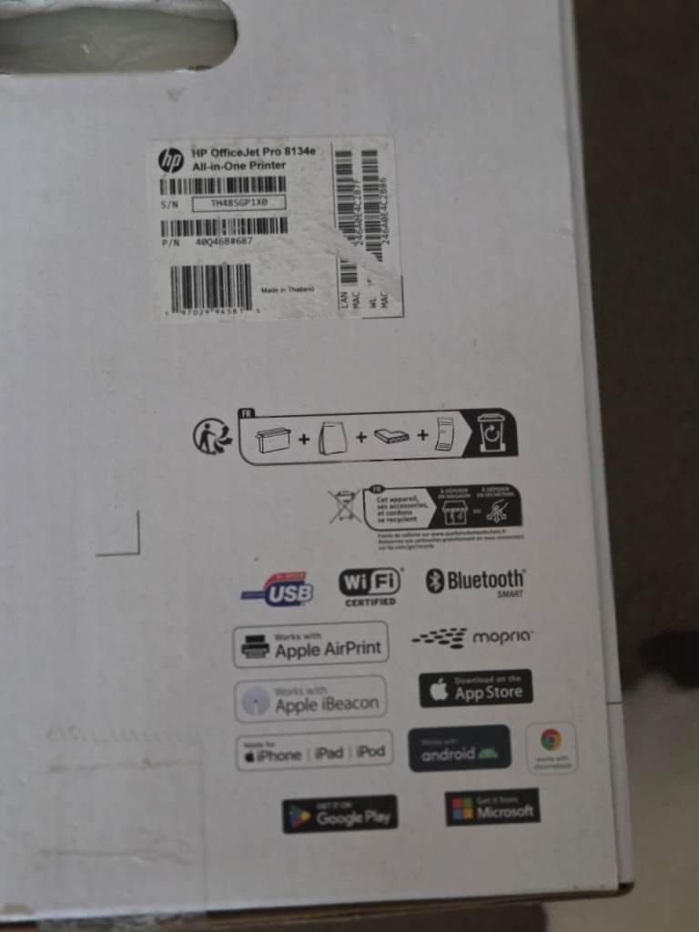 Brand new in box HP OfficeJet Pro 8134e
