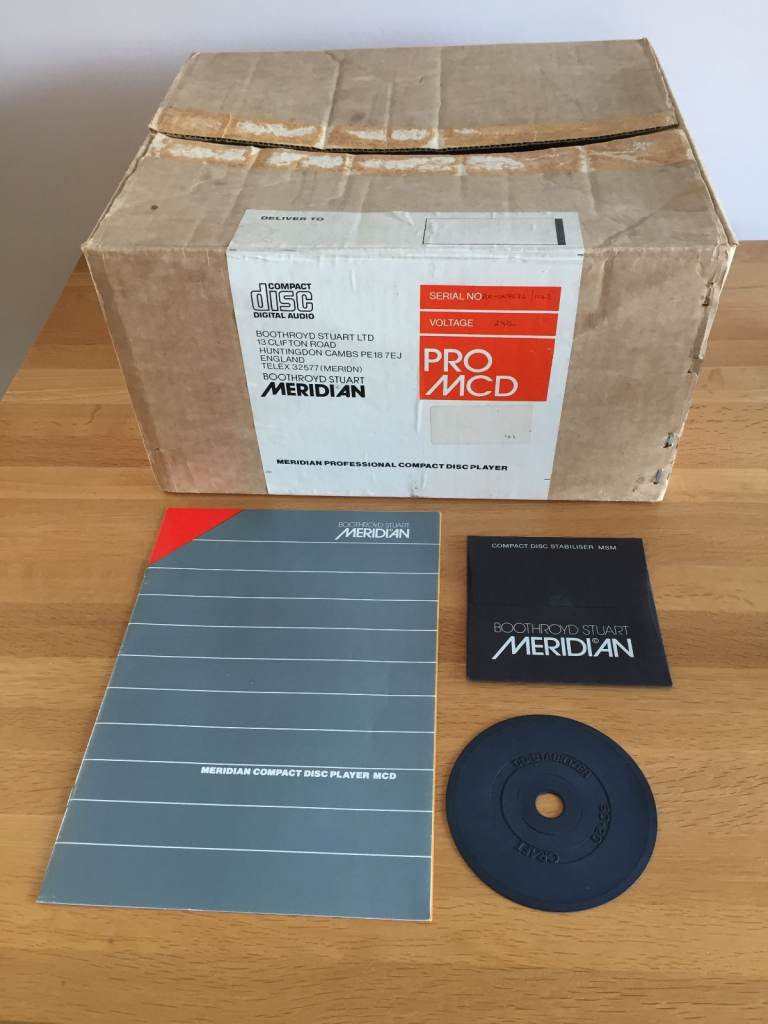 MERIDIAN Pro MCD PRO Compact Disc Player