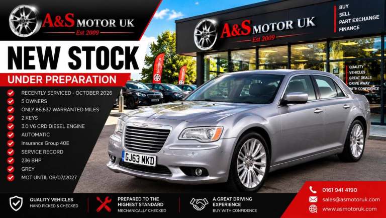 2013 Chrysler 300C 3.0 V6 CRD Executive 4dr Auto SALOON DIESEL Automatic