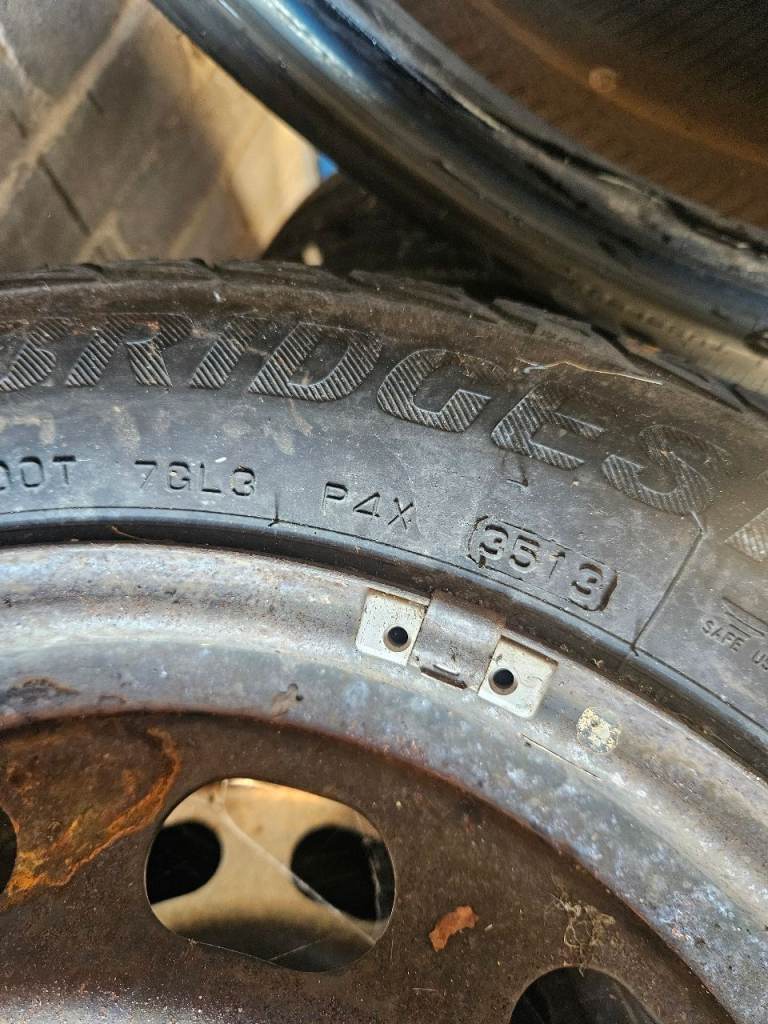 BMW M sport steel wheels and winter tyres 