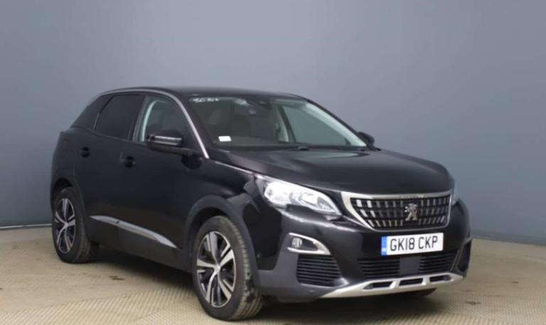 2018 Peugeot 3008 1.6 3008 Allure Blue HDi S/S Auto 5dr SUV Diesel Automatic