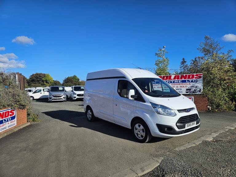 2016 ON 16 PLATE FORD TRANSIT CUSTOM 290 LTD E-TECH HITOP VAN LWB 48K ULEZ FREE 