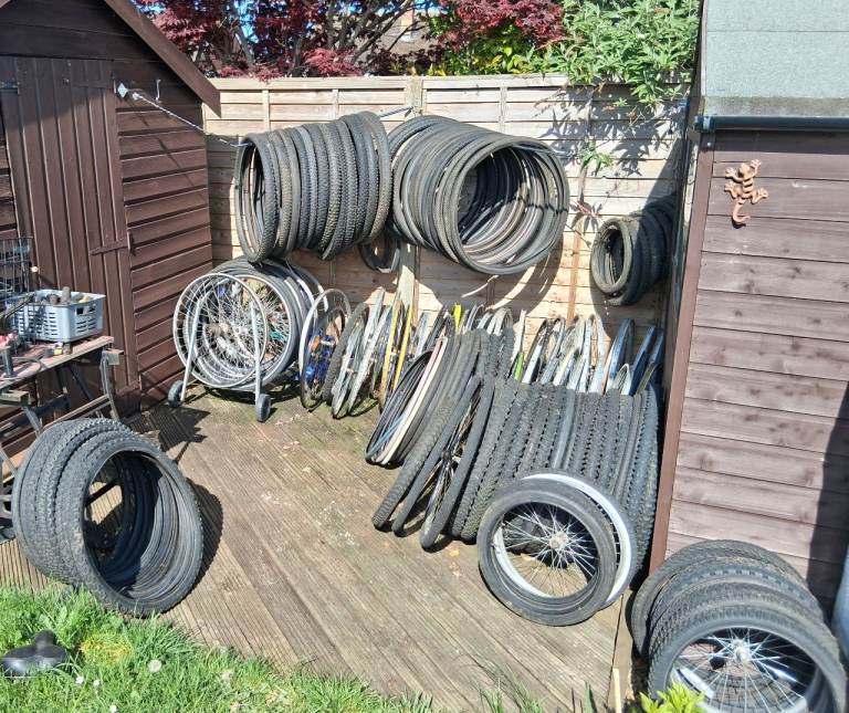 Bike Tyres & Wheels - FREE
