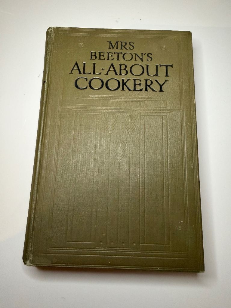 Mrs Beeton's All About Cookery c1935 - Recipes, Vintage Cook Book/Cooking