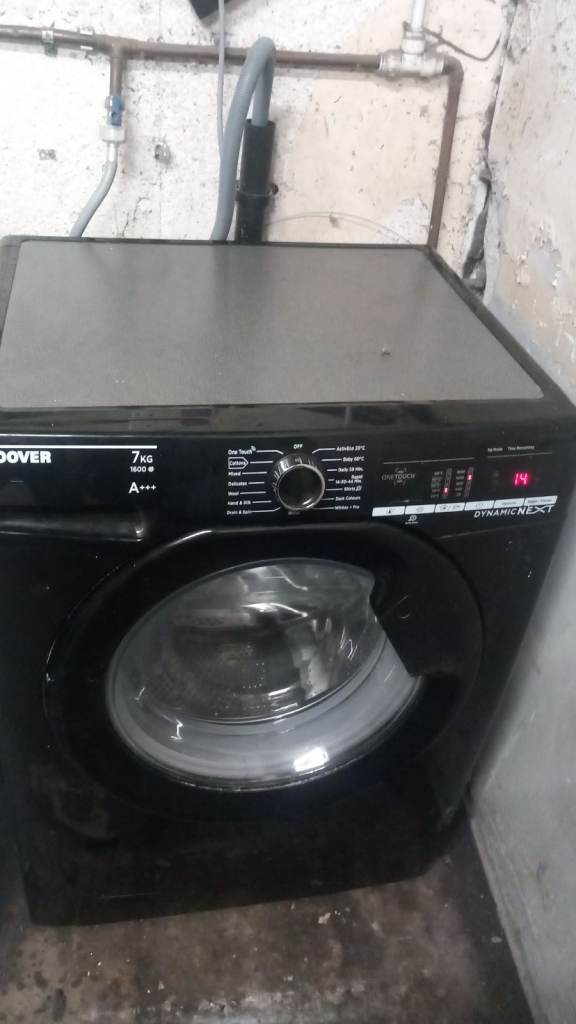 Hoover 7kg Washing Machine – Black, Good Condition