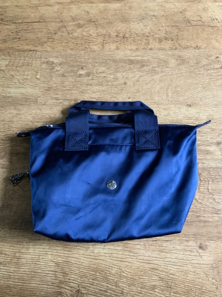 Blue Fabric Small Handbag – Good Condition Kipling live light