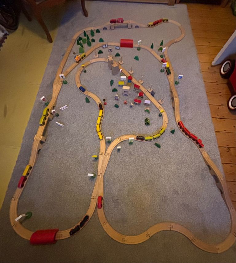Brio/Ikea wooden trains-tracks-accessories