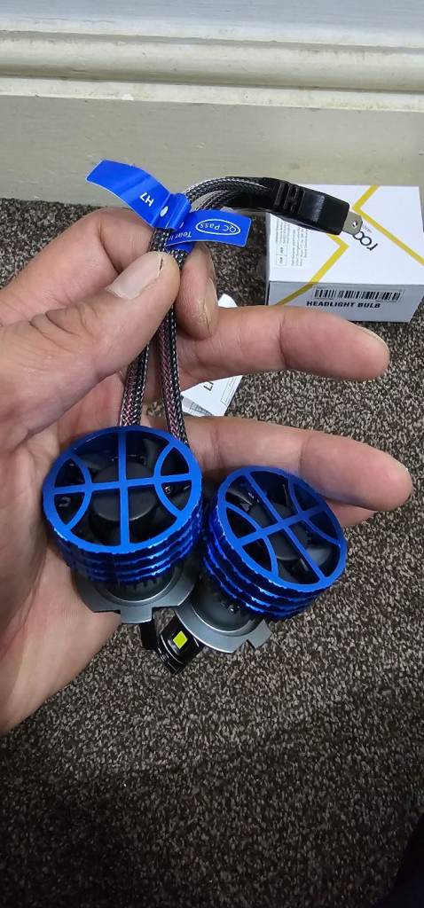 H7 led bulbs 6500k new 