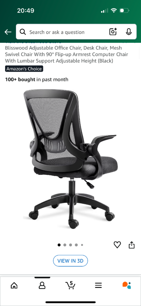 Desk and chair 6 months old 