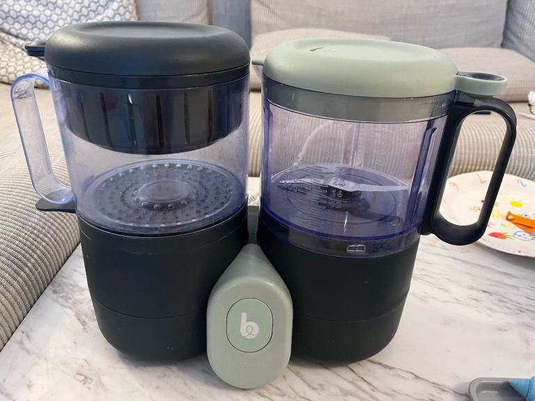 Babymoov Nutribaby One: 4-in-1 Baby Food Maker Blender Steamer Cooking Processor