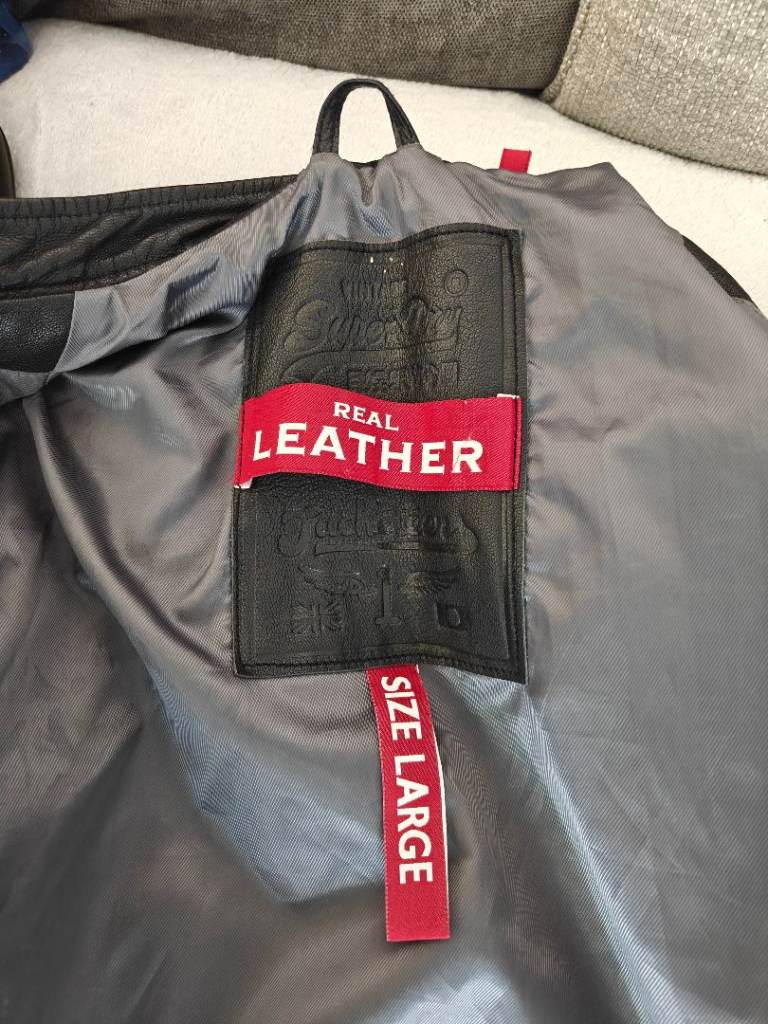 Men's Superdry Leather jacket