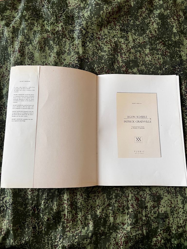 Egon Schiele & Patrick Grainville — XX Century (FLOHIC Editions)