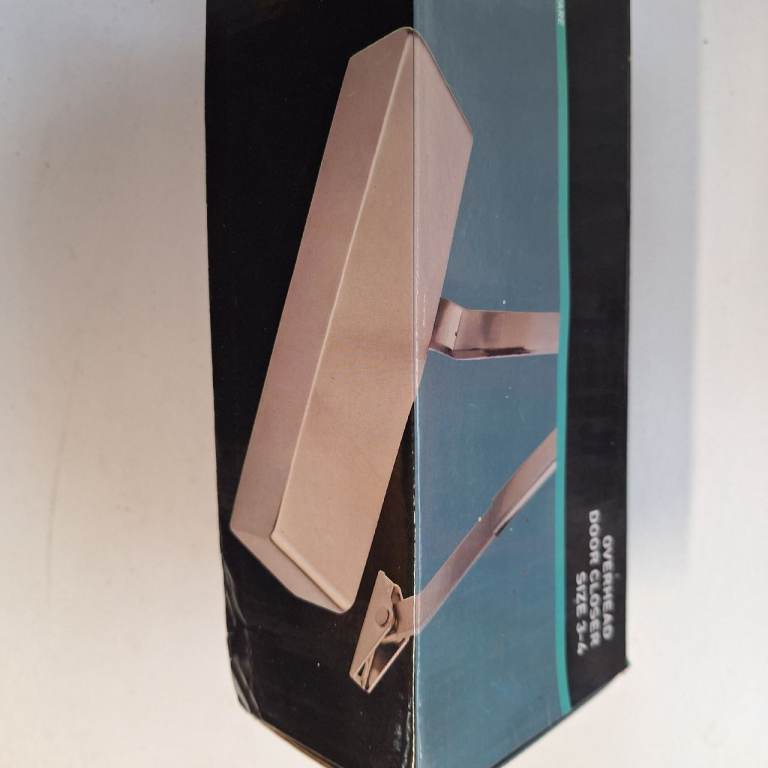 Eclipse Overhead Door Closer – Satin Nickel, Size 3-4