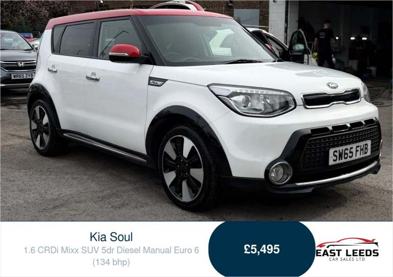 2015 Kia Soul 1.6 CRDi Mixx SUV 5dr Diesel Manual Euro 6 (134 bhp) SUV Diesel Manual