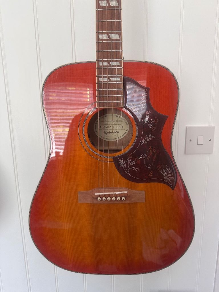 Epiphone Hummingbird PRO Acoustic Guitar – Good Condition