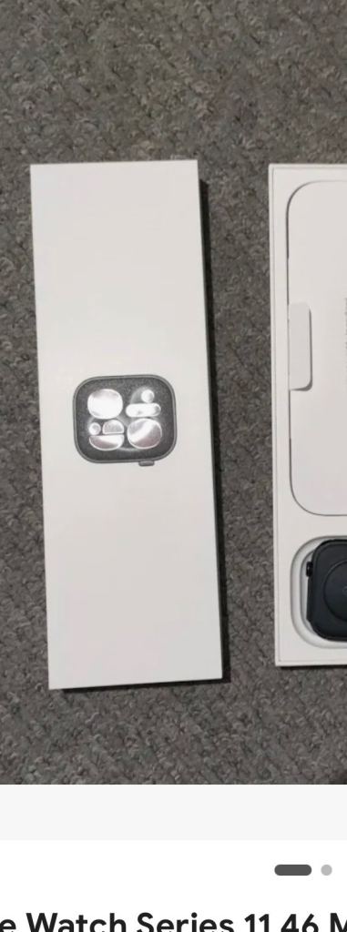 Apple Watch series 11 46mm gps black brand new never used, M/L strap