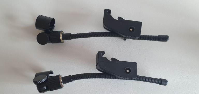 image for Audix D-Vice Rim Mount Gooseneck Microphone Clips (x2)