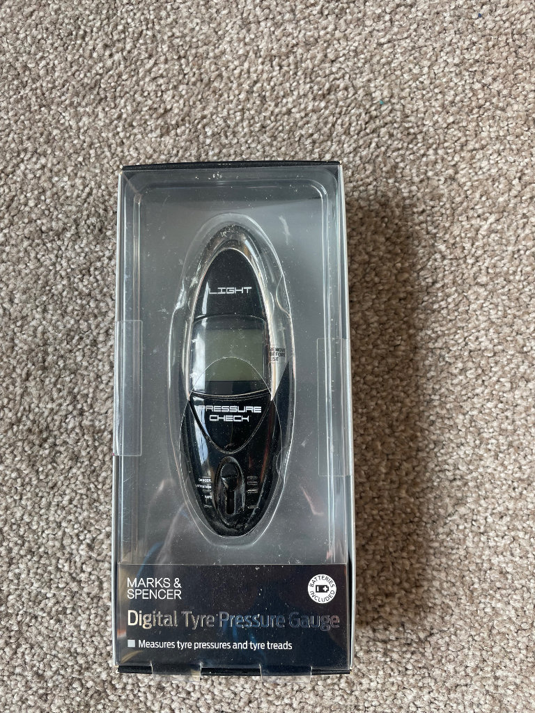 M&S Digital Tyre Pressure Gauge
