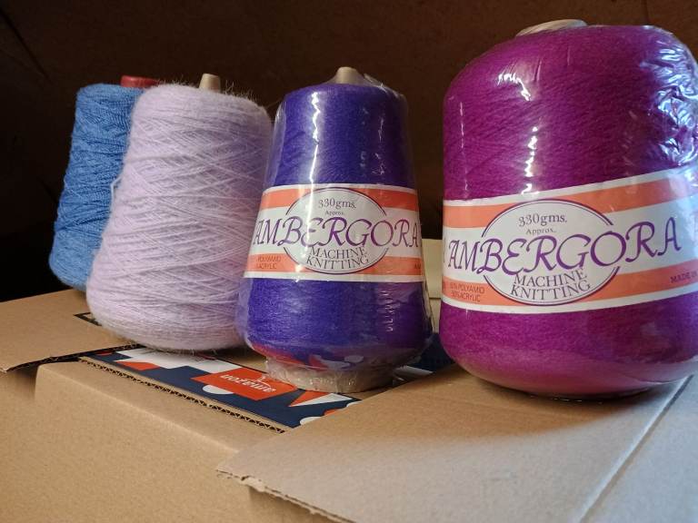 machine knitting wool - 8 cones