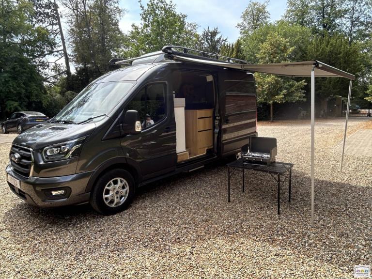 Ford Transit 350 EcoBlue Campervan For Sale, 2 Solar Panels, Lithium Battery