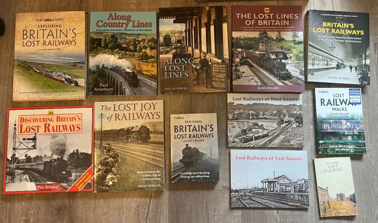 Collection of 10 Britain's Lost Railways Books – Good Condition