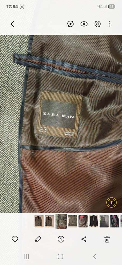Men's jacket from Zara size 36