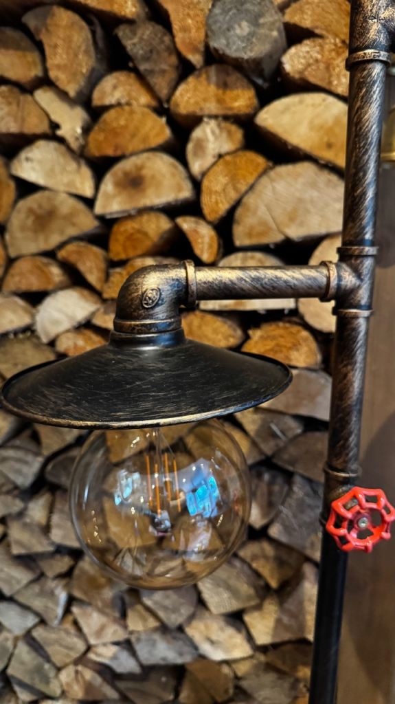 Industrial style floor lamp 