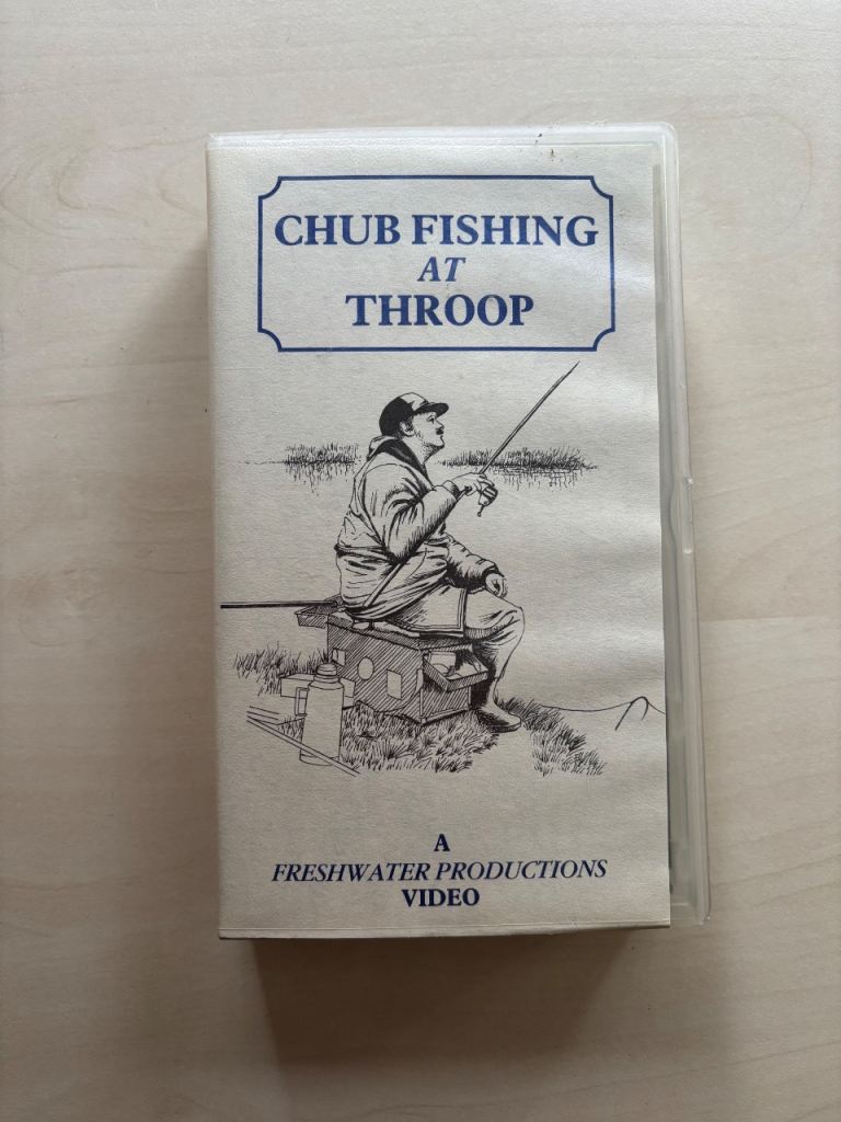 Chub fishing vintage VHS tape
