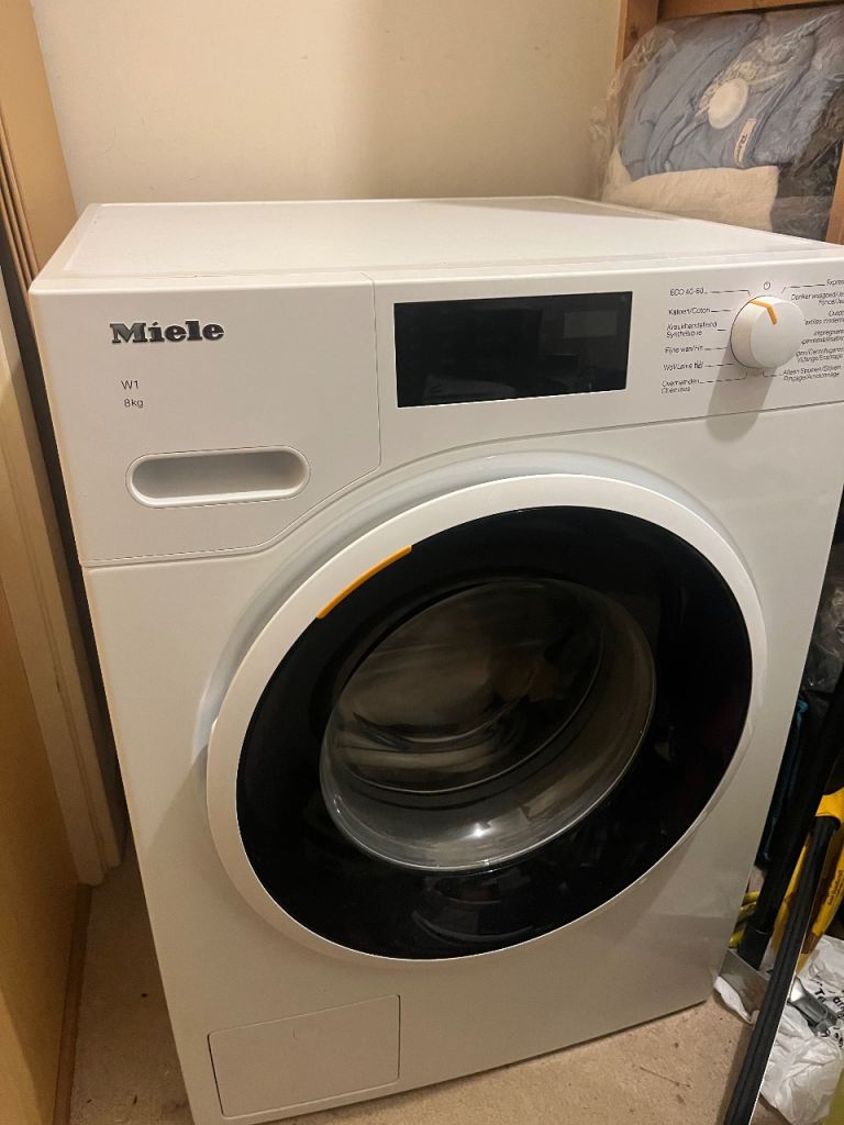 Miele W1 Washing Machine – White, Good Condition