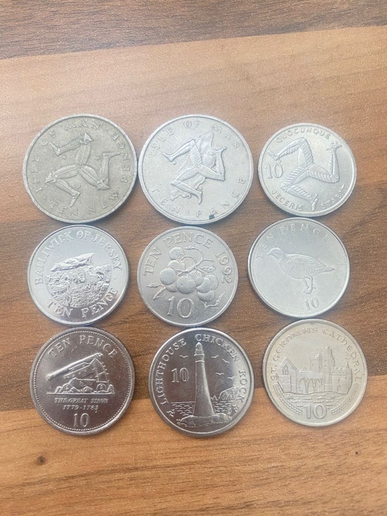 10p coins 