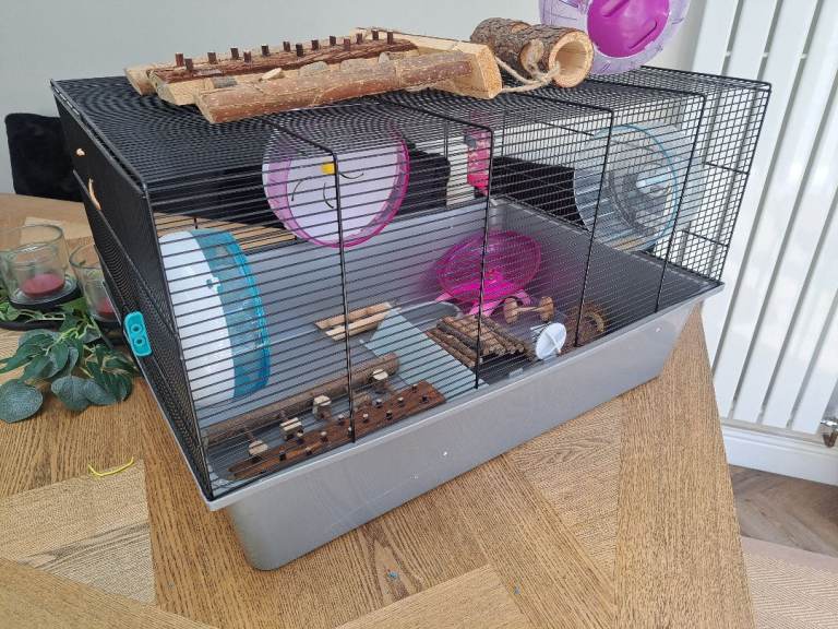 Hamster cage and accesories 