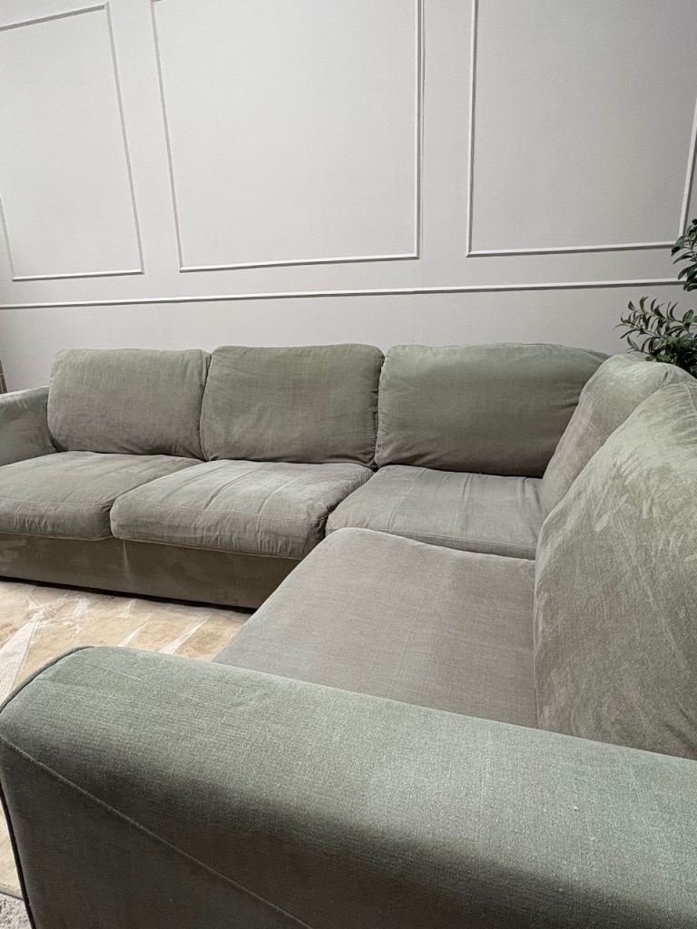 DFS beige Large Corner L Shape Sofa | DELIVERY AVAILABLE!
