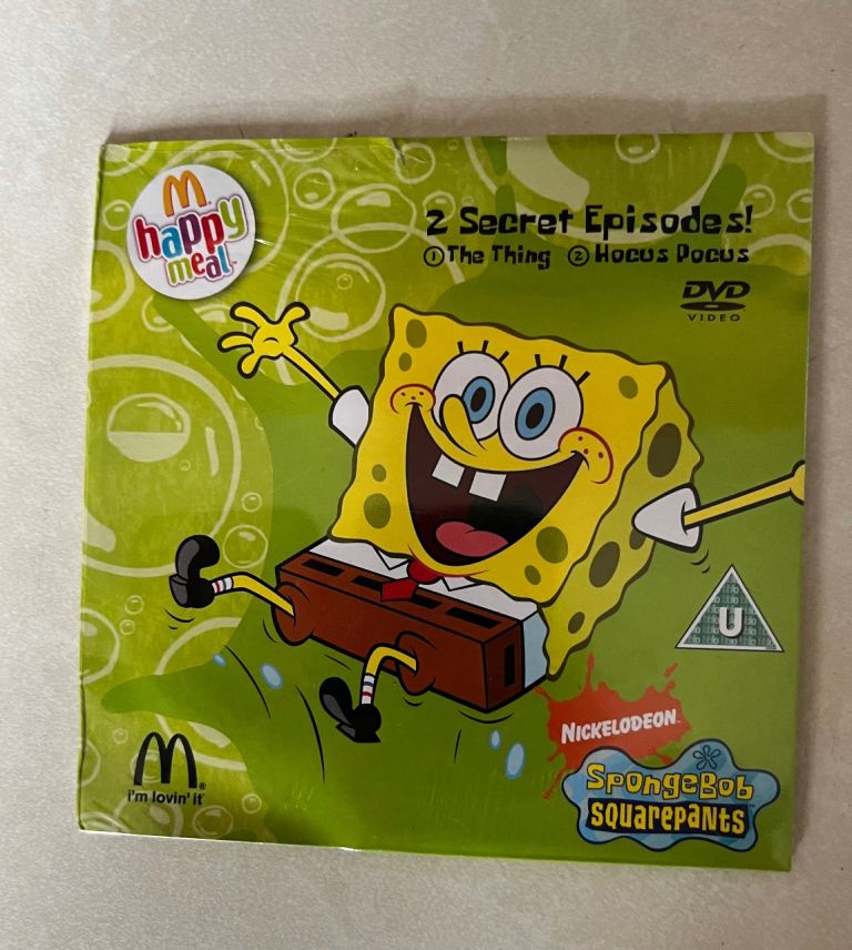 Brand New Sealed SpongeBob SquarePants DVD - 2 Secret Episodes